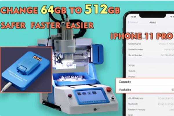 JCID-EM02 Grind Machine- How to Upgrade iPhone 11 Pro Max from 64GB to 512GB Easily?