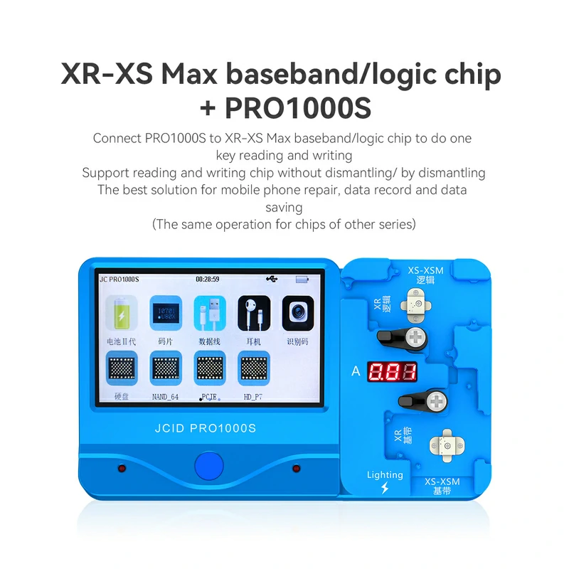Pro1000S Programmer for iPhone Nand IC and EEPROM IC Repair