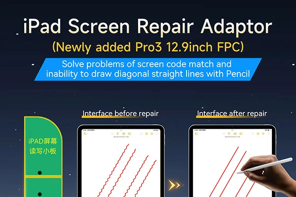 iPad Screen Repair Adaptor Newly Added Pro3 12.9inch FPC