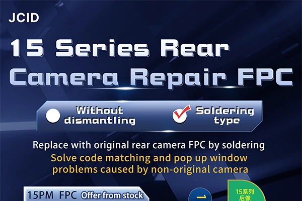 15 Series Rear Camera Repair FPC