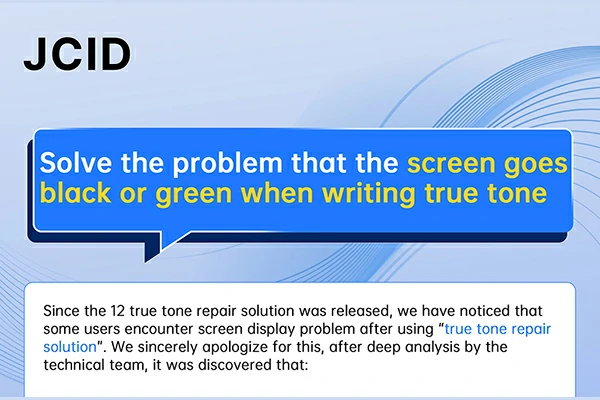 Solve the Problem That the Screen Goes Black or Green When Writing True Tone