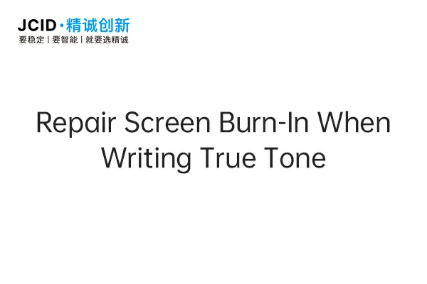 Screen Burn-In When Writing True Tone